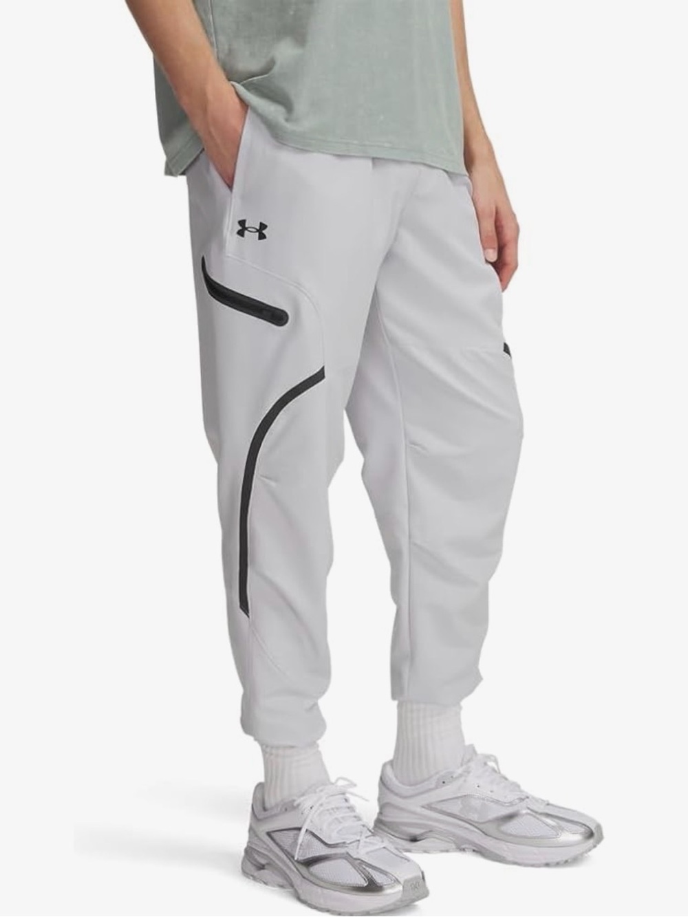 Under Armour Storm Unstoppable Halo Gray Cargo Pants 1352026-014 Men’s Size L